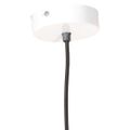 vidaXL Závesná lampa 25 W, biela, okrúhla 28,5 cm E27
