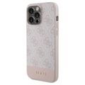 Puzdro Guess pre iPhone 14 Pro Max 6,7" GUHCP14XG4GLPI ružové HC PC/TPU 4G PU PRUH NA SPODKU