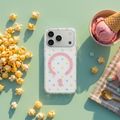 Magnetický obal Bubble Dots Mag pre iPhone 17 Pro 6,3" / 18 Pro 6,3" biely