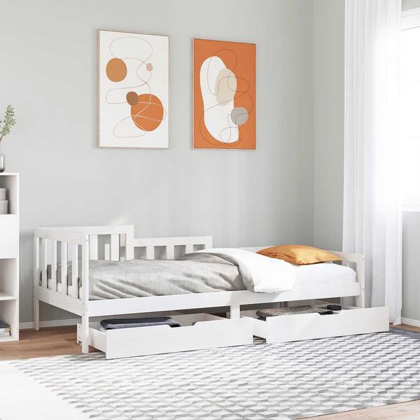 vidaXL Denná posteľ zásuvky 80x200 cm masívna borovica