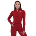 Dámsky športový top Ignite Dark Red - GymBeam, veľkosť XL, veľkosť oblečenia XL