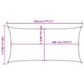 vidaXL Tieniaca plachta 160 g/m² tmavozelená 2,5x4,5 m HDPE