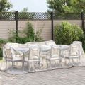 vidaXL Priehľadná plachta s okami 2x4 m Polyetylén