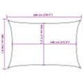 vidaXL Tieniaca plachta 160 g/m² obdĺžniková žltá 5x6 m HDPE