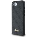Guess HC MagSafe 4G PU Script Logo puzdro pre iPhone 16e Čierna