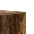 vidaXL Šatník dymový dub 100x50x200 cm spracované drevo