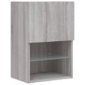 vidaXL TV skrinky s LED svetlami 2 ks sivé sonoma 40,5x30x60 cm