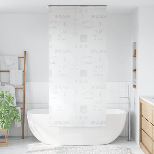 vidaXL Sprchová roleta, 80x240 cm, vzor slov