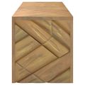 vidaXL konferenčný stolík 110x35x38 cm Teakové masívne drevo
