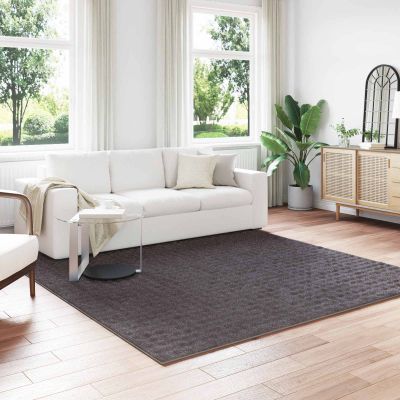 vidaXL Kusové koberce Štvorcový SIROLO Antracit 240 x 240 cm Polyester