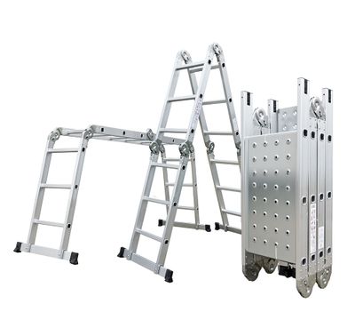 Štafle hliníkové G21 GA-SZ-4x3-3,7m multifunkčné + podlážka