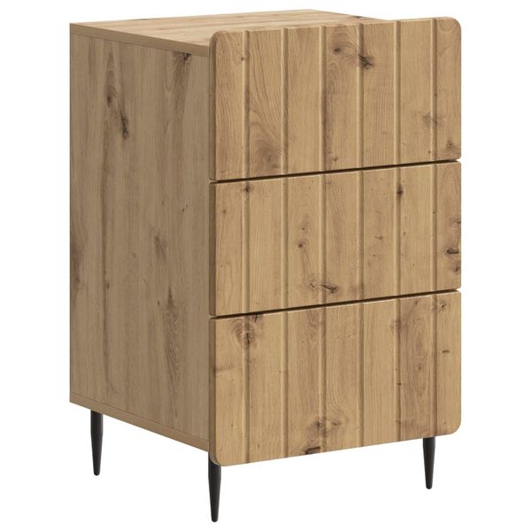 vidaXL Nočný stolík Dub artisan 43x 41 x 68 cm Kompozitné drevo