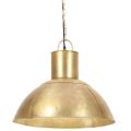 vidaXL Závesná lampa 25 W, mosadzná, okrúhla 48 cm E27