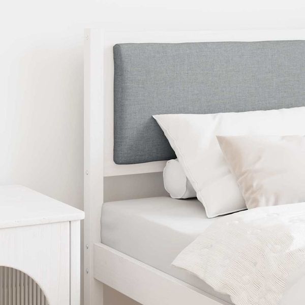 vidaXL Zadné čelo Iný Biela 80 cm Borovicový masív