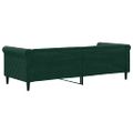 vidaXL Denná posteľ tmavozelená 80x200 cm zamat
