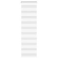 vidaXL Zebra roleta biela 45x150 cm šírka látky 40,9 cm polyester