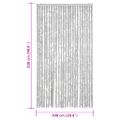 vidaXL Záves proti hmyzu sivý 100x230 cm ženilka