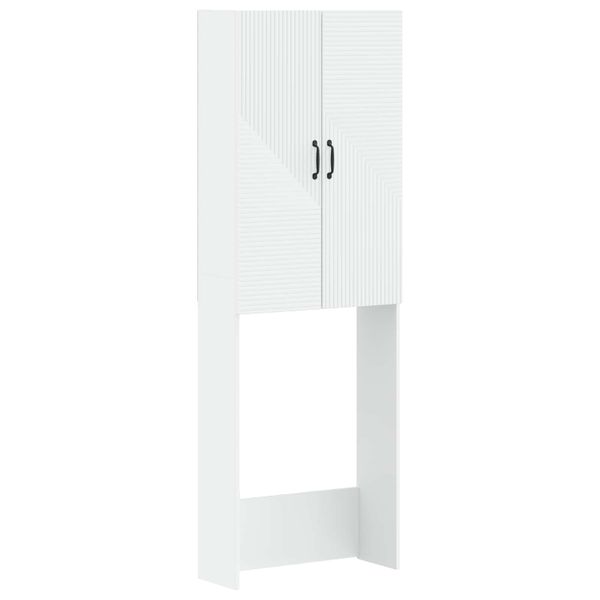 vidaXL Toaletná skriňa HAARLEM Biela 66 x 25,5 x 190 cm