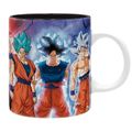 Hrnček Dragon Ball - Goku transformations