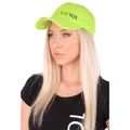 Kšiltovka s LED svetlom B-CAP 25lm, nabíjacia, USB, univerzálna veľkosť, fluorescentne zelená SIXTOL