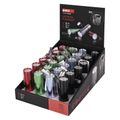 LED ručné kovové svietidlo P3848A, 50 lm, 3× AAA, 24 ks, display box