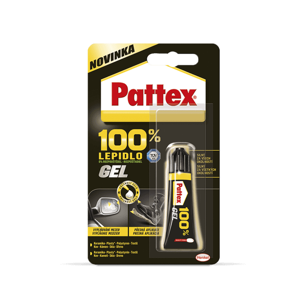 1809141 Pattex 100 % GEL, blistr, 8g