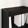 vidaXL Knižnica 60 x 30 x 86,5 cm Kompozitné drevo Čierny dub