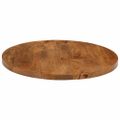 vidaXL Stolová doska Ø40x2,5 cm okrúhla masívny mangovník