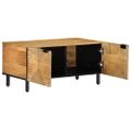 vidaXL Konferenčný stolík Hnedý 80x50x40 cm Masívne drevo Mango