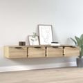 vidaXL Nástenné skrinky 2 ks dub sonoma 68x30x20 cm spracované drevo