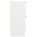 vidaXL Komoda biela 60x30x70 cm spracované drevo