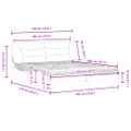 vidaXL Posteľ s matracom Hvar čierna 180x200 cm umelá koža