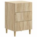 vidaXL Nočný stolík Dub sonoma 43 x 41 x 66,5 cm Kompozitné drevo