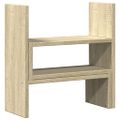 vidaXL Stolový organizér nastav. dub sonoma 40x17x41 cm kompozit.drevo