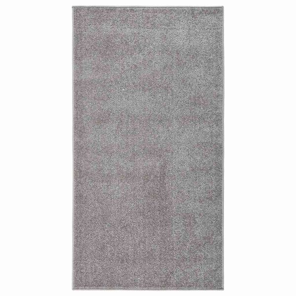 vidaXL Koberec krátky vlas 80x150 cm sivý