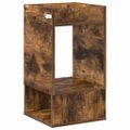 vidaXL Koncový stôl Dymová dub 30 x 30 x 56 cm Kompozitné drevo
