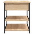 vidaXL Lavička na topánky dub sonoma 70x42,5x50 cm kompozitné drevo