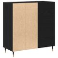vidaXL Skrinka na gramofónové platne Čierny dub 85 x 38 x 89 cm