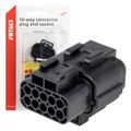Sada elektrických konektorov vodotesných 10 PIN 2,2 mm AMiO-04351