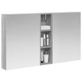 vidaXL Set kabinetov do kúpeľne 3 ks 120 x 14,5 x 70 cm