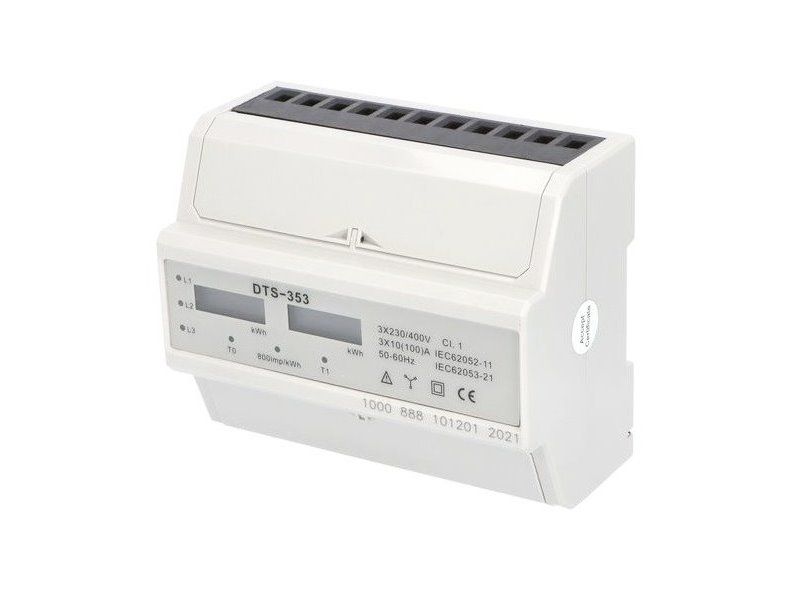 Elektromer Eleman DTS 353-L 2 TARIF 100A 7modulový LCD