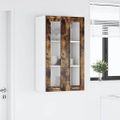 vidaXL Závesná skrinka Dymová dub 60 x 31 x 100 cm Kompozitné drevo