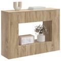 vidaXL Konzolový stôl Sonoma dub 101 x 29 x 74 cm Konštruované drevo