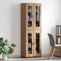 vidaXL Highboard FLORIN 60 x 35 x 182 cm Remeselný dub