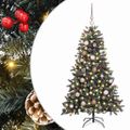 vidaXL Umelý vianočný stromček Zelená 150 cm PVC, plast a oceľ