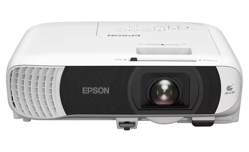 EPSON EB-FH54/3LCD/4100lm/FHD/2x HDMI/WiFi Projektor, 3LCD, Full HD 1080p, 4100 lumenu, Wi-Fi, Apple AirPlay 2, Miracast, zoom 1,62×, 16W reproduktor, bílý