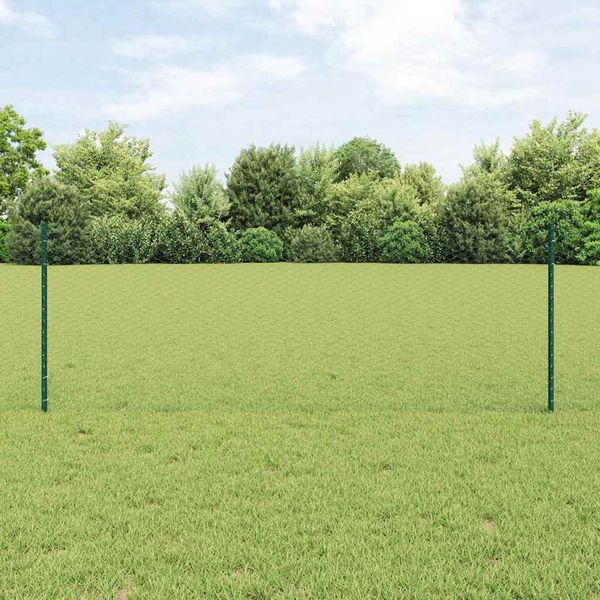vidaXL Zvarený drôtený plot 50 x 0,8 m (Š x V) PVC potiahnutá oceľ