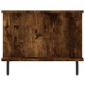 vidaXL Konferenčný stolík dymový dub 90x50x40 cm kompozitné drevo