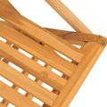 vidaXL Skladacie stoličky 2 ks 61x67x90 cm Masívne teakové drevo
