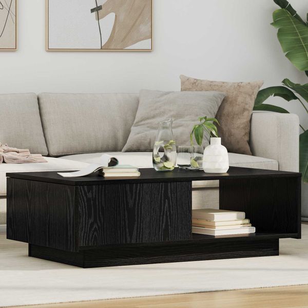 vidaXL Konferenčný stolík Čierny dub 95 x 55 x 31 cm Kompozitné drevo